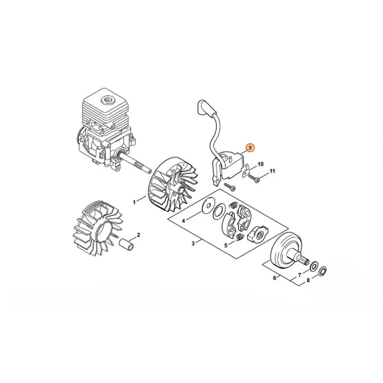 STIHL  Moduł zapłonowy 4140 400 1304